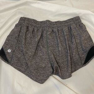 Lululemon Gray Hotty Hot Shorts Sz 6